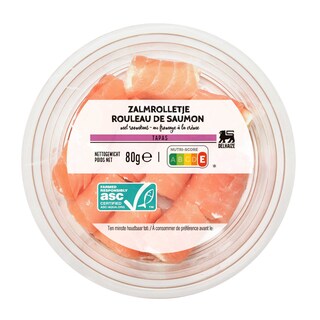 Delhaize | Zalmrolletje | roomkaas | citroen 