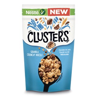 Nestlé | Clusters | Muesli | Crunchy | Granola | Chocolat au lait 