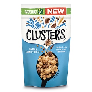 Nestlé | Clusters | Muesli | Crunchy | Granola | Chocolat au lait 