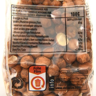 Delhaize | Napolitaan Hazelnoten 