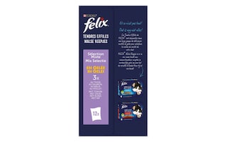 Felix | Tendres Effilés | Aliment Chat | Adulte | Gelée | Mixte 12 x 85 gr
