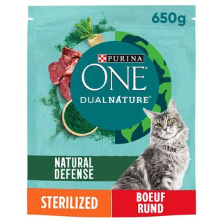 Purina ONE | Dual Nature | Kattenvoeding | Sterilised | Brokjes 