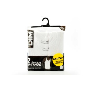 Dim | Singlet Homme | col V | blanc | L 