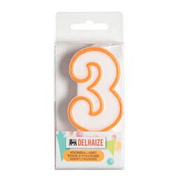 Bougie d'anniversaire | Chiffre 3