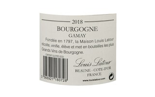France - Frankrijk | Bourgogne - Bourgogne | Bourgogne Gamay 2018 | Louis Latour 