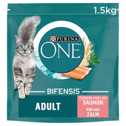 Purina ONE | Bifensis | Aliment Chat | Adulte | Croquettes | Saumon 
