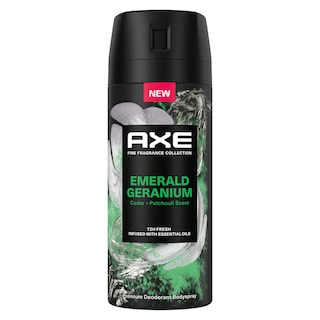 Axe | Déodorant | Fine Fragrance | Spray | Emerald Geranium | 150 ml 