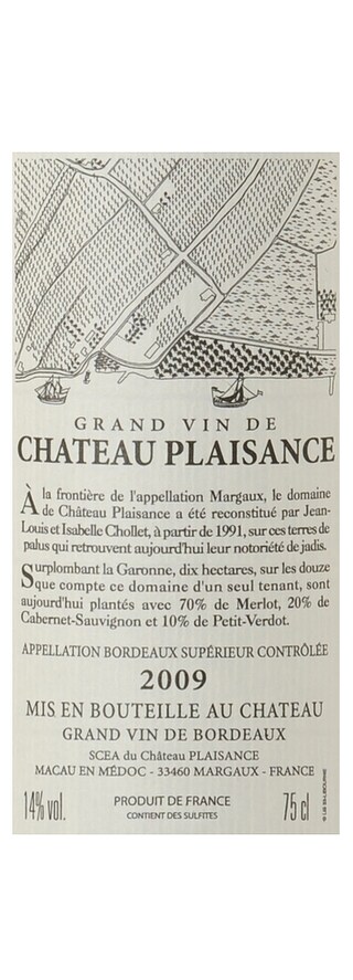 France - Frankrijk | Bordeaux - Bordeaux Supérieur | Château Plaisance 09 Rouge 