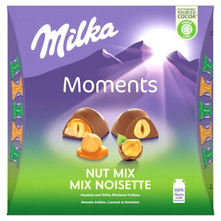 Milka | Pralines | Moments | Chocolat | Notenmix 