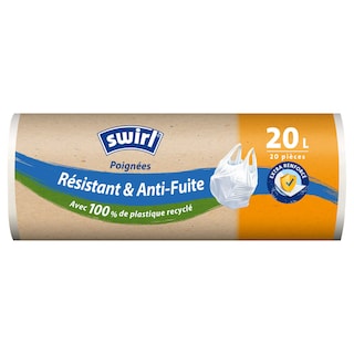 Swirl | Pedaalemmerzak | Scheurvast & Lekvrij Handvat | 20st | 20L 20 st
