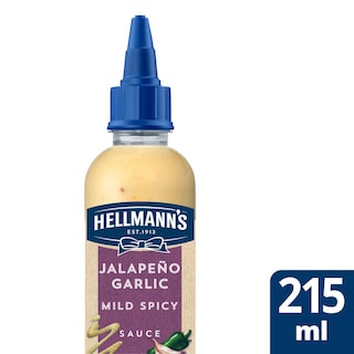 Hellmann's | Droge Saus | Garlic Jalapeño | 215 ml 