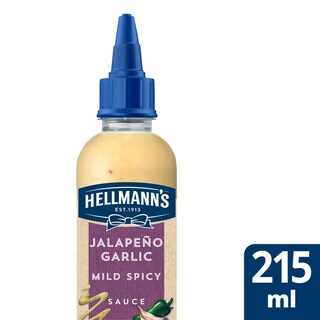 Hellmann's | Droge Saus | Garlic Jalapeño | 215 ml 