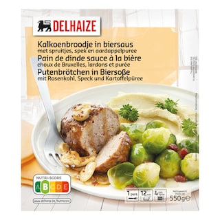 Delhaize | Vleesbrood | Kalkoen | Biersaus 