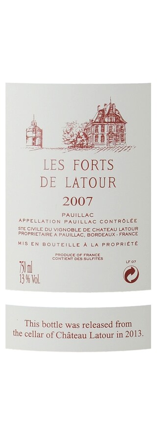 France - Frankrijk | Bordeaux Pauillac | Les Forts de Latour 2007 