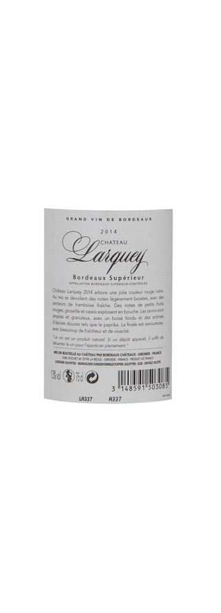 France - Frankrijk | Bordeaux Supérieur | Château Larquey 2014 Rouge 