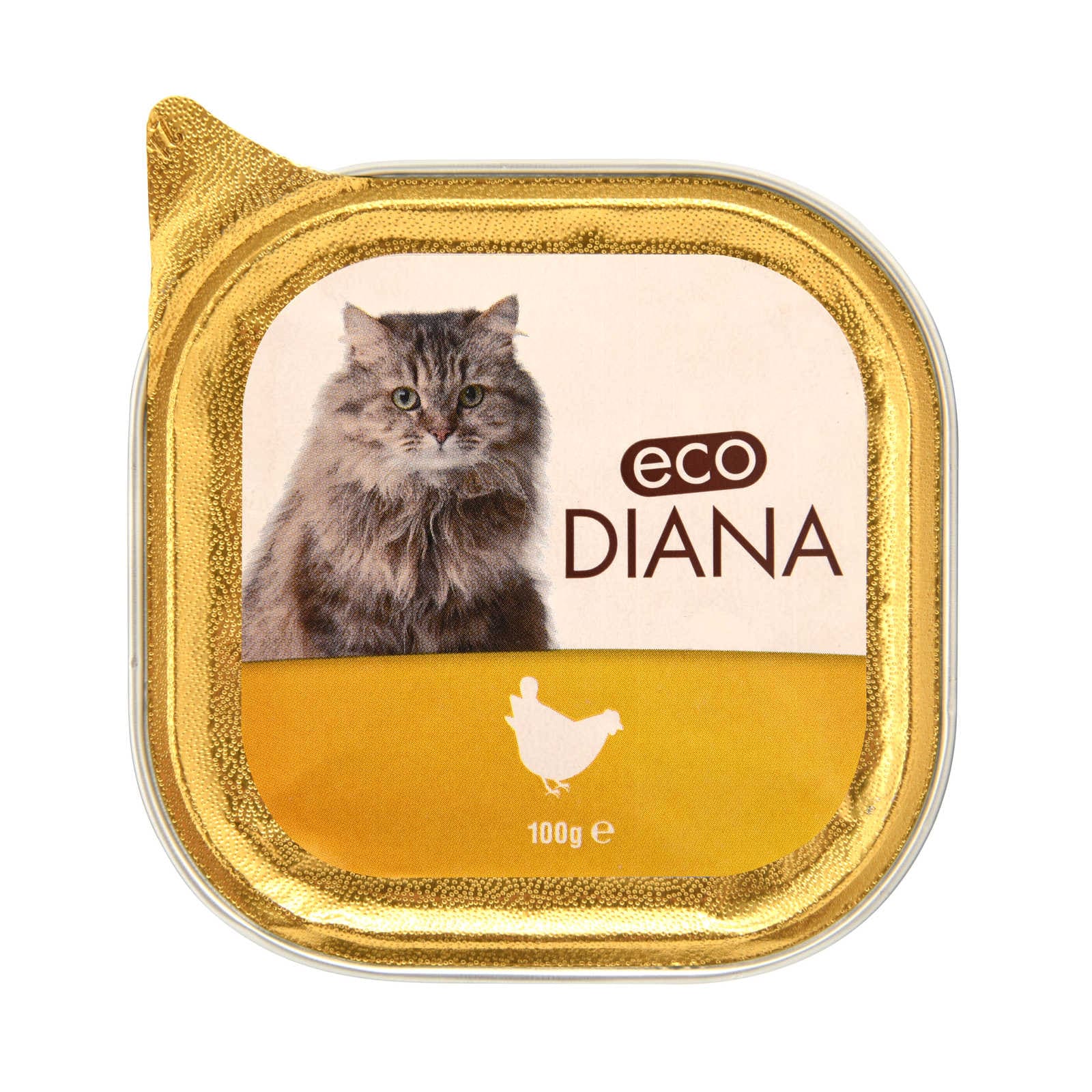 Eco Diana Terrine voor Katten met Kip 100gr 100 gr Delhaize