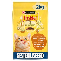 Friskies | Kattenvoeding | Sterilised | Kalkoen & Kip 