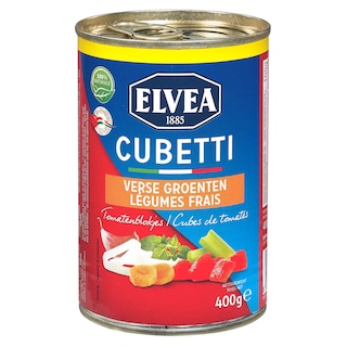 Elvea | Cubetti | Cubes de tomates | Légumes frais 400 gr