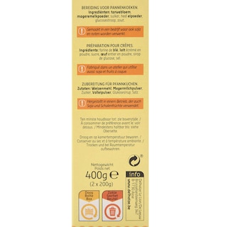 Delhaize | Crepes | Mix | 400Kg 