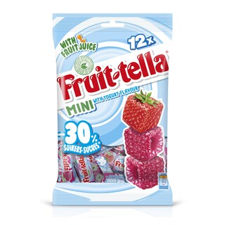 Fruittella | Bonbons | Fraise/Framboise | Moins de sucre 