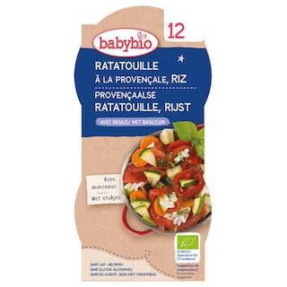 Babybio | Repas | Ratatouille Riz | 12M | Bio 