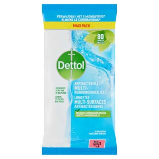Dettol | Doekjes Oppervlakken | Ocean | 80st 
