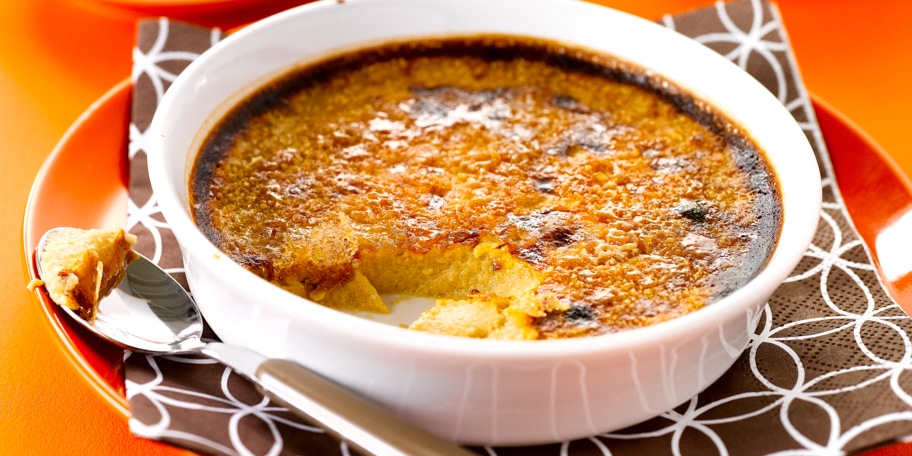 Crème brûlée met speculaas