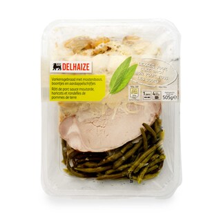 Delhaize | Varkensgebraad | Mosterdsa-Bonen-Aardappelsch 
