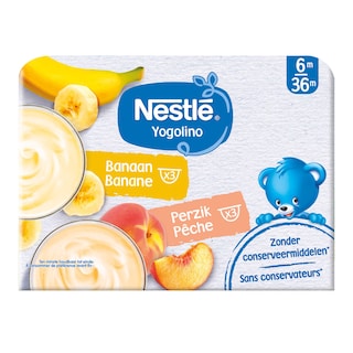 Nestlé | Yogolino | Dessert lacté | Banane Peche | 6M 