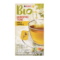 Delhaize | Bio | Tisane| Camomille | Sachets | Bio 20 x 1,2 gr
