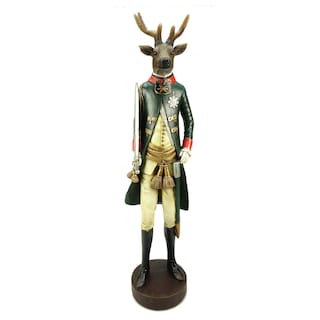 Delhaize | Mijnheer hertendecoratie Grijs 17.7cm 
