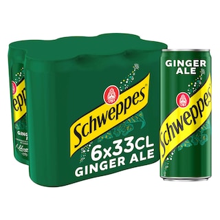 Schweppes | Ginger Ale | Canette 6 x 33 cl