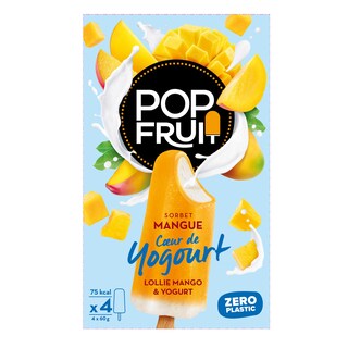 Maison de la glace | Pop'Fruit | Stick | Yoghurt | Mango 