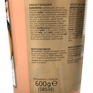 Delhaize | Soep | Kreeft 