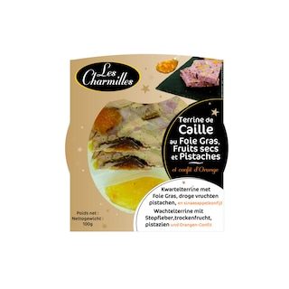 LES CHARMILLES | TERRINE DE CAILLE AU FOIE GRAS 