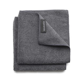 Brabantia | Tissus de nettoyage | Microfibre | Gris Foncé 
