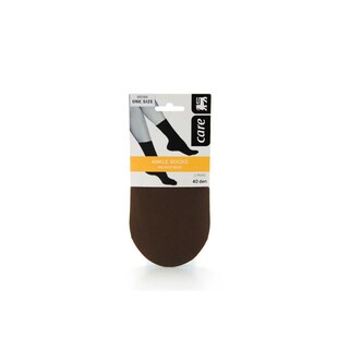 Delhaize | Care | Chaussette microfiber brun 