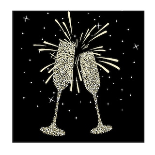 Happy Paper | Serviettes | Goldchic | 33cm x 33cm 