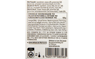 Delhaize | Ananas | kiwi | raisin 