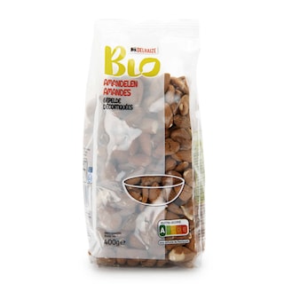 Delhaize | Bio | Amandelen | Bruin | Bio | Zonder gluten | Zonder lactose 