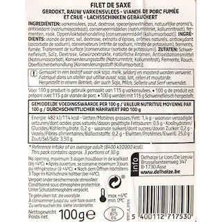 Delhaize | Filet De Saxe 100 gr