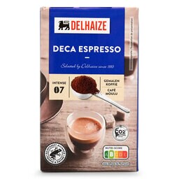 Delhaize | Koffie | Espresso | Deca | Gemalen 
