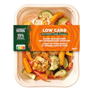 Natural Healthy Meals | Pascale Naessens | Scampi | Rode curry 