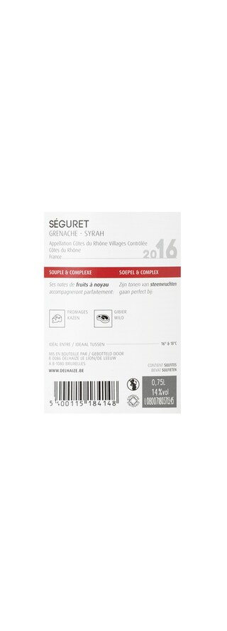 France - Frankrijk | Côtes du Rhône Villages | Seguret Rouge 