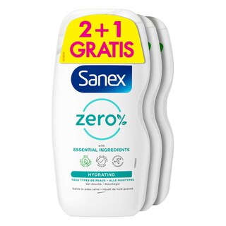 Sanex | Douche | Zero | Normal | 2+1 