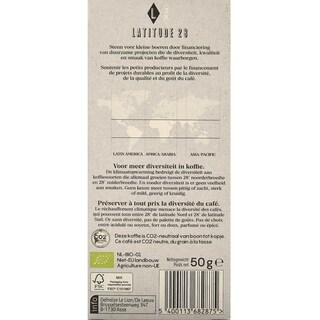 Latitude 28 | Delhaize | Koffie | Ristretto | Caps | Ft | Bio 