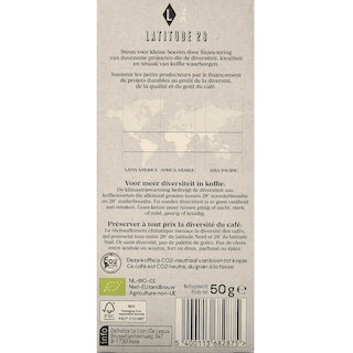 Latitude 28 | Delhaize | Koffie | Ristretto | Caps | Ft | Bio 