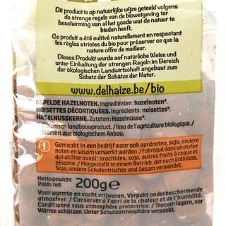 Delhaize | Bio | Noisettes Décortiquées | Bio 