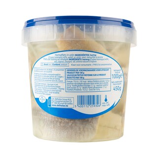 Delhaize | Filets de hareng | Vinaigre 450 gr