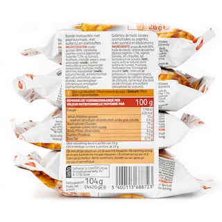Delhaize | Galette de mais | Paprika 